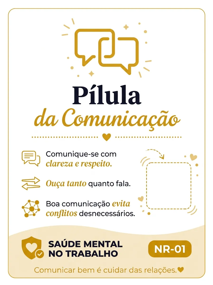Card pílula da comunicação