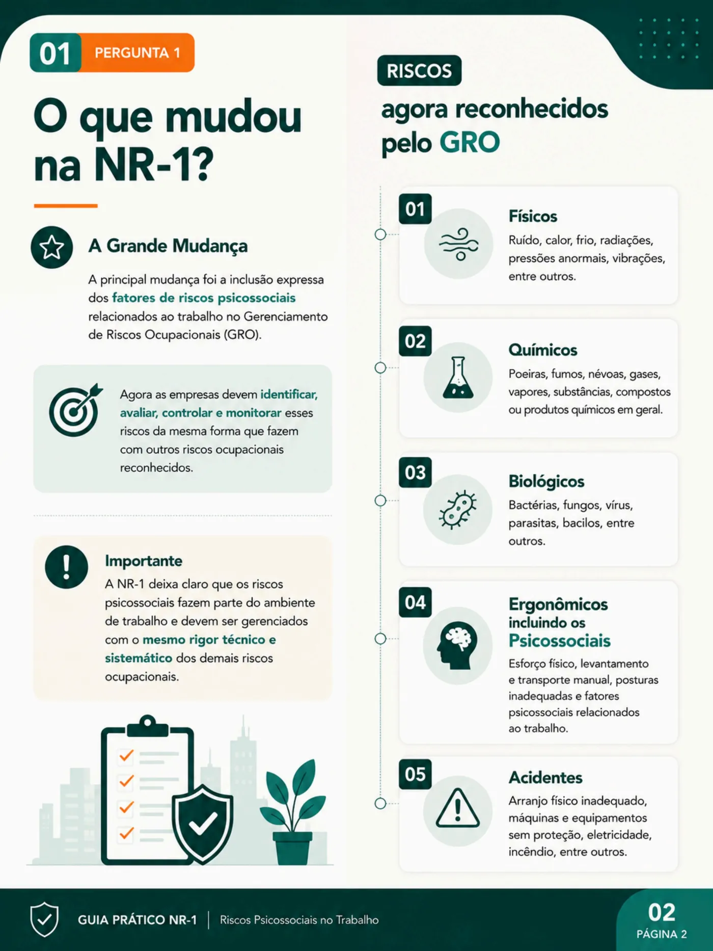 Página 2 do guia perguntas e respostas NR-1
