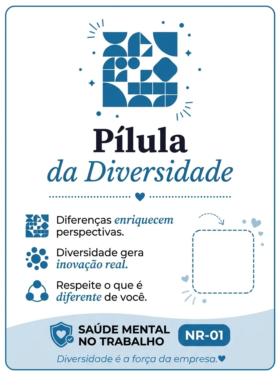 Card pílula da diversidade