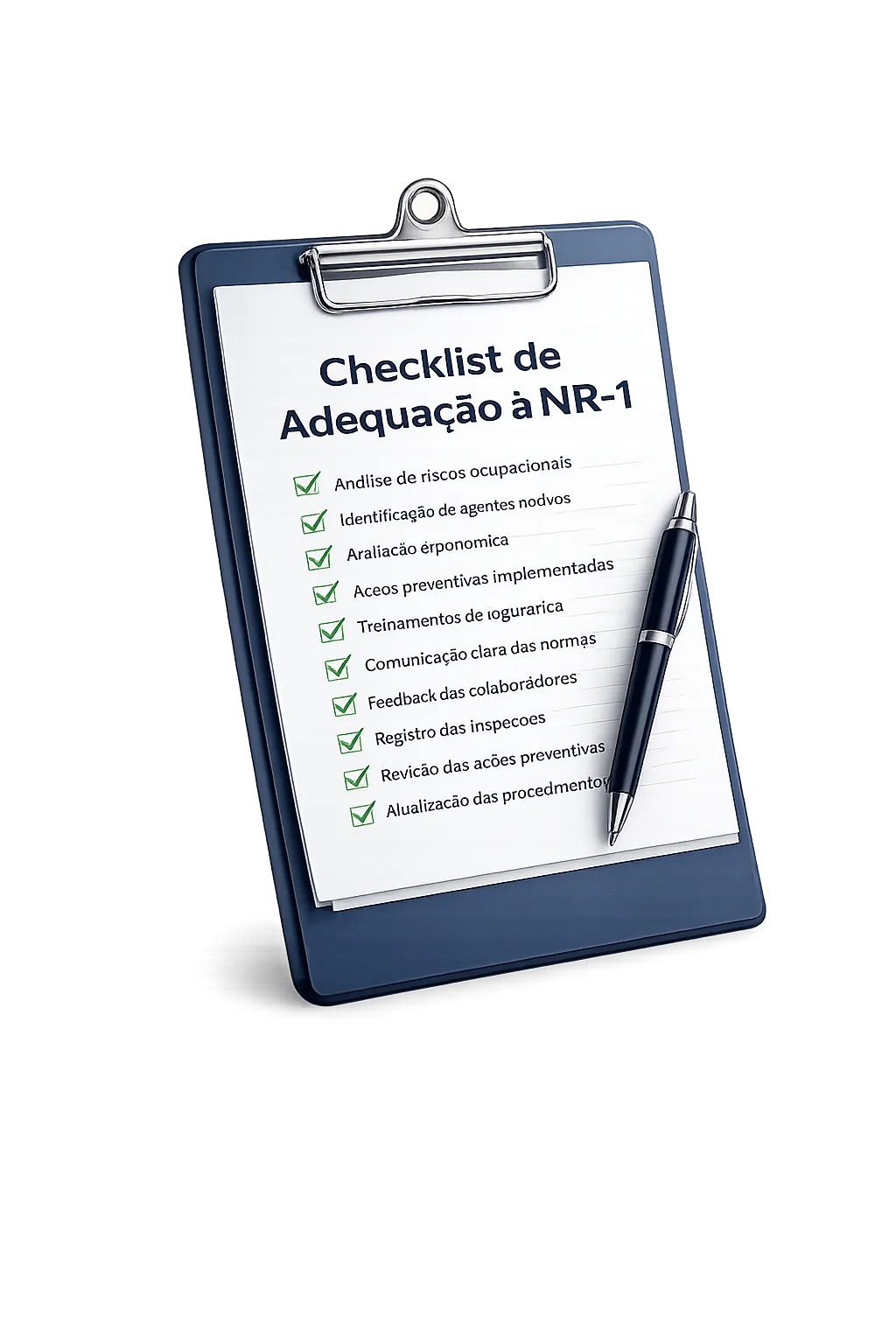 Checklist de adequação à NR-1